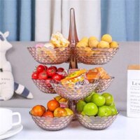 Khay nhựa 3 tầng 9 ngăn 24.515.5cm,,,