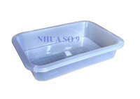 Khay nhựa chữ nhật trong suốt 02