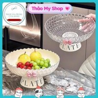 KHAY NHỰA ĐỰNG BÁNH KẸO, HOA QUẢ CÓ ĐẾ CAO, CÓ LỖ THOÁT NƯỚC