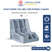 Khay nhựa đựng tài liệu, giấy tờ cho học sinh, dân văn phòng A4 5680 - Nhựa Việt Nhật Official Store