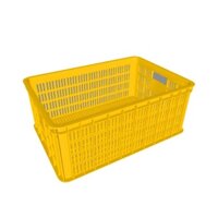 Khay nhựa hở 610x420x250mm, rổ nhựa đựng trái cây, thực phẩm kho lạnh