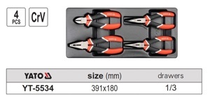 Khay nhựa kìm đa năng 4 chi tiết Yato YT-5534