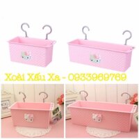 khay nhựa treo hello Kitty đựng đồ tiện dụng đa năng (dvt: 1 cái)
