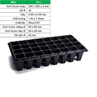 Khay nhựa ươm cây 32 lỗ, Vỉ ươm hạt giống, Khay nhựa ươm hạt rau hoa