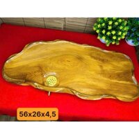 Khay nước chè gỗ bách xanh vân bút chì kích thước 56x26x4,5