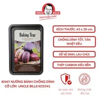 Khay Nướng Bánh Chống Dính Cỡ Lớn 24x38cm Uncle Bills KC0341