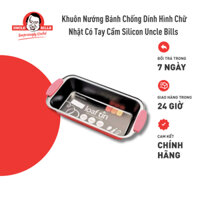 Khay Nướng Bánh Chống Dính Hình Chữ Nhật Có Tay Cầm Silicon Uncle Bills KC0292