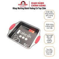 Khay Nướng Bánh Hình Vuông Có Tay Cầm Silicon Uncle Bills KC0293