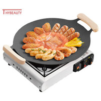 Khay nướng có tay cầm Chảo chiên tròn bằng gang chống dính Khay nướng bánh có tay cầm Hoàn hảo cho bánh nướng hải sản Bbq Steak Nướng đa chức năng cho bếp