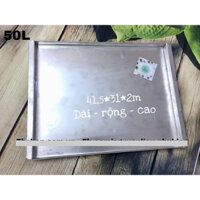 KHAY NƯỚNG LÒ SANAKY 50L TRƠN 41,5*31*2cm Nhận làm khay theo yêu cầu đo kích thước khay kèm lò để chọn đúng khay phù hợp