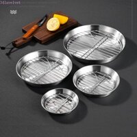 Khay nướng nồi chiên không khí LAVELVET, Chảo thoát nước tròn chống dính bằng thép không gỉ 304, Máy rửa chén Lưới nâng cao an toàn Bộ 2 món Giỏ chiên không khí chịu nhiệt Nấu ăn