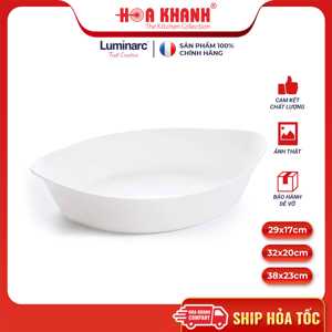Khay nướng thủy tinh Luminarc oval Smart Cuisine N3083 - 32x20cm