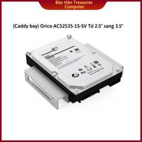 Khay ổ cứng Caddy bay gắn SSD,HDD 2.5 &amp 3.5 cho máy bàn Orico AC52535-1S-V1-SV-BP - Hàng Chính Hãng