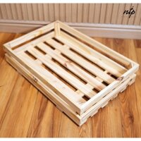 Khay Pallet gỗ thông đựng trái cây (12ly) - NTP