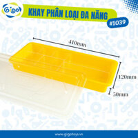 Khay Phân Loại Miếng Ghép Đa Năng có nắp đậy