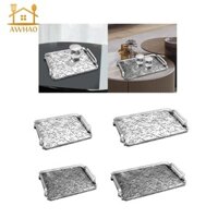 Khay phục vụ hình chữ nhật Giá đỡ nước hoa Đĩa trái cây hiện đại Bàn sắp xếp cà phê cho