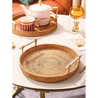 khay quai mây tre đan