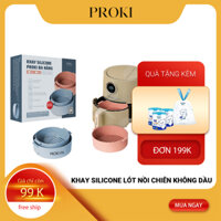 Khay Silicone Dành Cho Nồi Chiên Không Dầu 3.5L và lò vi sóng PROKI, Phụ Kiện Lò Nướng Nồi Chiên Không Khí Đa Năng