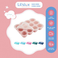 Khay Silicone Trữ Đông Đồ Ăn Dặm Cho Bé 12 Khuôn Có Nắp Đậy LIL'SLUX Chịu Nhiệt Tốt Không BPA Kín Khí Chống Tràn - LKS01