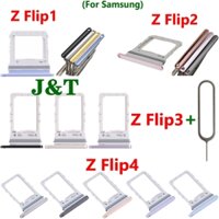 Khay Sim Cho Samsung Z Flip 1 2 3 4 / Z Flip2 Flip3 Flip4 F7000 F7070 F7110 Khay Thẻ Adapter Micro SD Giá Đỡ Khe Cắm