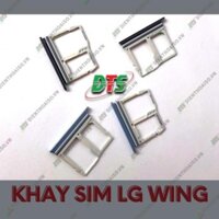Khay sim lg Wing màu đen, bạc ( Khay sim thay thế cho LG Wing )