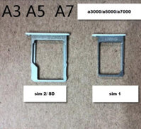 Khay Sim Và Khay Thẻ Nhớ Samsung Galaxy A3 A5 A7 Chính Hãng