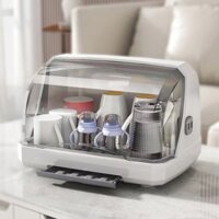 Khay tách trà thủy tinh chống bụi Giỏ đựng trái cây thoát nước Giá đựng cốc để bàn giá đựng cốc nước hộp đựng cốc Y5FU