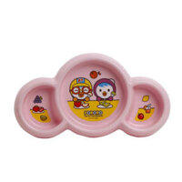 Khay tập ăn cho bé Edison Pororo (màu hồng)