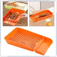 Khay thoát dầu Khay nướng thịt nướng Khay nướng BBQ cho nhà hàng Kebabs Món tráng miệng