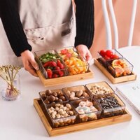 Khay Thuỷ Tinh Đứng Mứt - Bánh Kẹo - Hoa Quả Sang Trọng