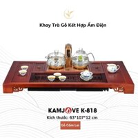 Khay Trà Ấm Điện Kamjove chính hãng Thiện Tài Trà K-818