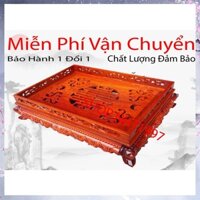 Khay Trà Chân Qùy Bằng Gỗ Hương-Khay trà rồng trầu gỗ