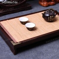 ﹊✒✔Khay trà, chiếu trúc, phên tre, chiếu trà, chiếu trúc đan, mành tre bảo vệ, bộ lọc bã trà Kung Fu, phụ kiện trà đạo