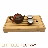 Khay trà đạo gỗ tre tự nhiên