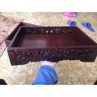 Khay Trà Gỗ Gụ - kích thước 33x23 cm