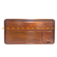 KHAY TRÀ GỖ GỤ NGUYÊN KHỐI