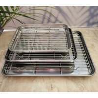 Khay Trà INOX 304 , Khay Mâm Nướng Thịt INOX 304 Cao Cấp