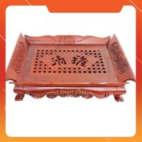 Khay trà Khổng Minh gỗ hương-Khay trà cuốn thư gỗ hương-cao cấp