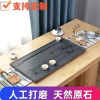 Khay Trà Nguyên Khối Đá Tự Nhiên Bàn Trà Đá Đơn Giản Gia Dụng Bộ Trà Nhúng Văn Phòng