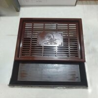 Khay trà nhựa giả gỗ kiểu Nan Tre thương hiệu Minh Hải cao cấp, bền đẹp