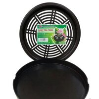 Khay trà nhựa tròn giả gỗ