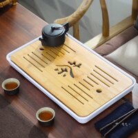 Khay trà tre cao cấp - Kích thước 23x32cm