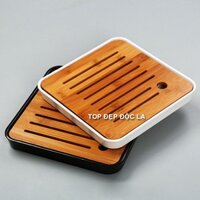 Khay trà tre đế nhựa tổng hợp