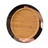 Khay trà tre ép tròn đường kính 20 cm, 25 cm, 30 cm