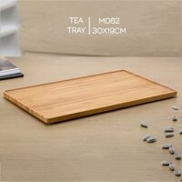 Khay trà tre hình chữ nhật MO62 - 19x30cm (Dùng cho một bình + 4 tách) Samahome Shop