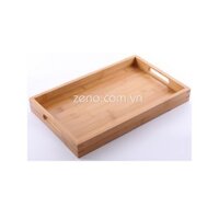 Khay trà tre tay ngang