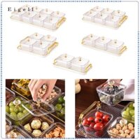 Khay Trái Cây Khô Hộp Bảo Quản Thực Phẩm Đa Năng Sang Trọng Nhiều Lưới Đĩa Rắn