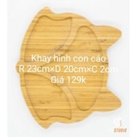 khay tre hình con cáo