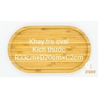 khay tre oval