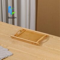 Khay tre trà GOFIDIN Cắm trại hấp dẫn hình chữ nhật